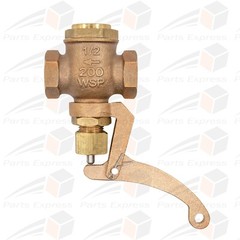 1/2″ BRONZE WHISTLE VALVE (200 WSP), FOR STEAM, OIL & WATER SERVICE, #25WT-1/2