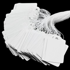 220 Pack White Price Tags with String Attached Marking Price Tags Price Labels D