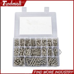 550Pcs 304 Stainless Steel Wood Screws Assortment Kit Phillips #4#6#8#10#12