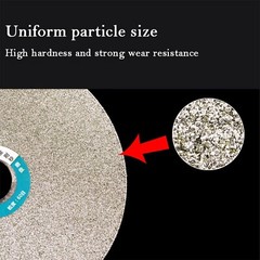 4″ in Diamond Grinding Disc Flat Lap Disk Grit 36-3000 Lapidary Tools for Stone