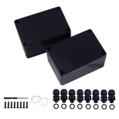 2x Waterproof Plastic Project Box Electronic Enclosure Case 100x68x50mm US Stock