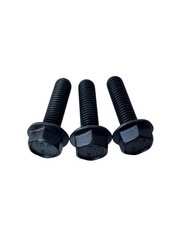100 pcs M8-1.25×30 Hex Flange Frame Bolt Class 10.9 DIN 6921 Zinc Phosphate Oil