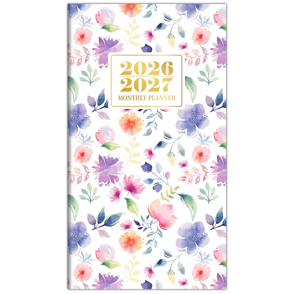 2 Years Monthly Planner 2026-2027, Jan 2026 – Dec 2027. 3.8″ x 6.3″ Pocket Calen