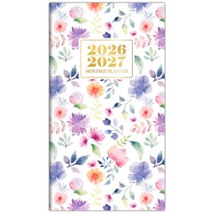 2 Years Monthly Planner 2026-2027, Jan 2026 – Dec 2027. 3.8″ x 6.3″ Pocket Calen