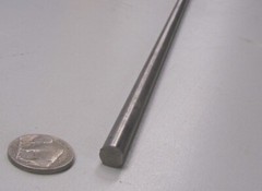 316/316L Stainless Steel Rod, 5/16″ Diameter (+/-.003″) x 3 Foot Length