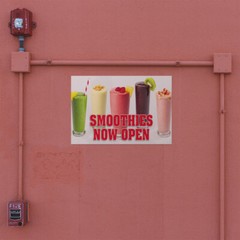 Decal Stickers Smoothies Now Open Advertising Printing Vinyl Store Sign Label