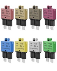 6/8/14/16PCS Car Circuit Breaker Blade Fuse Resettable Boat Marine Auto Tool