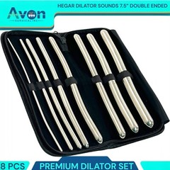 NEW 8 HEGAR DILATOR SOUNDS SET 7.5″GYNO SURGICAL INSTRUMENTS ( PREMIUM GRADE )