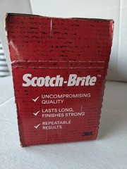 3M Scotch-Brite Ultra Fine Hand Pad Grade 7448B, Box of 60, 6 x 9 in Hand Pads,