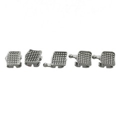 10 Kits MIM MINI Orthodontic Brackets Dental Metal MBT Roth 022 345 Hooks 5-5 OC