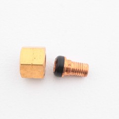 Viega 57003 PureFlow Bronze PEX Press Lav Adapter with 1/2″ by 1/2″ Press x Lav