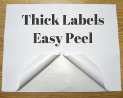 Premium Thick Shipping Labels 8.5″ x 5.5″ Half Sheet 2 per Sheet Self Adhesive