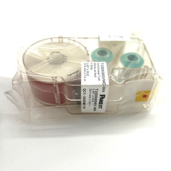Panduit T100X000VWC-WH Continuous Tape Label White on Red 1” X 25.0’