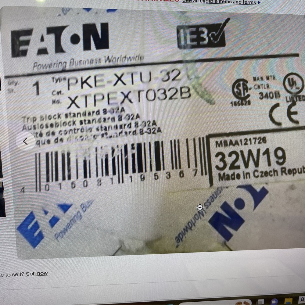 EATON. CTPE032B/PKE-XTU-32