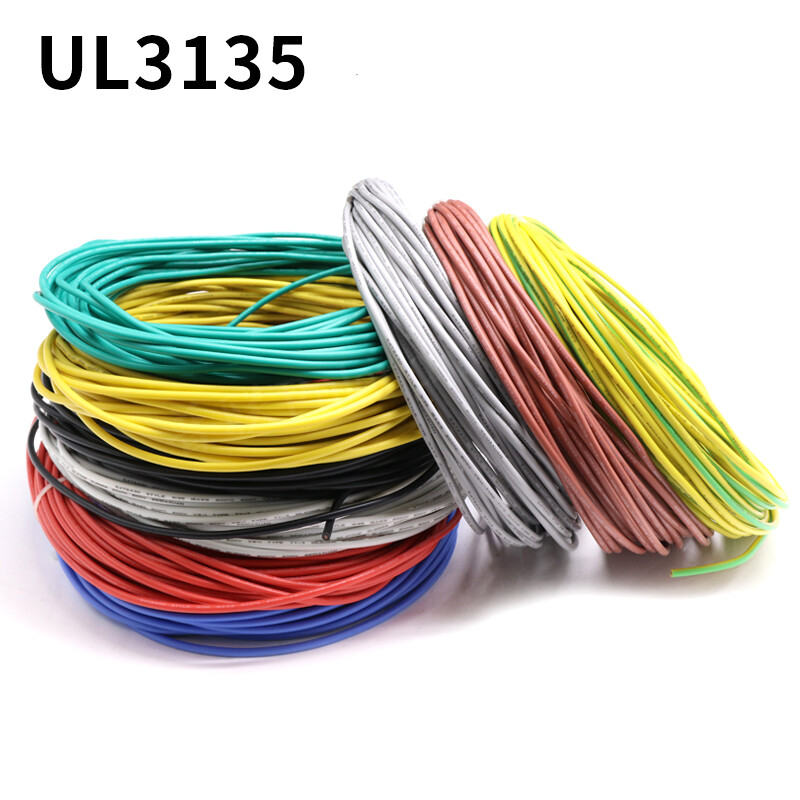 UL3135 Flexible Silicone Wire 24AWG Black/Blue/Brown/Gray/Green/Yellow/White/Red