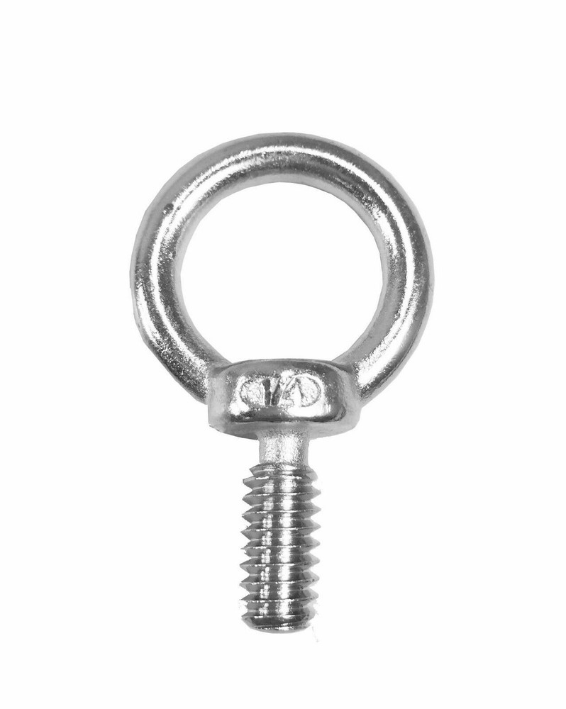 Stainless Steel 316 Lifting Eye Bolt 1/4″ Marine Grade 4, 8, 12, 20, 50, 100 PCS