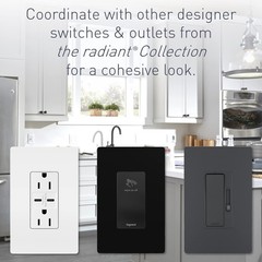 Legrand radiant 20 Amp Weather Resistant GFCI Duplex Outlet White 1 Pack