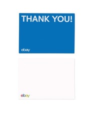 eBay Thank You Cards – Red, Blue, Green and Yellow 5.5” x 4”