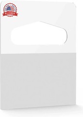 1000PCS 1-1/4″ X 1-5/8″ Slot Hole Self Adhesive Hanging Tabs Heavy Duty Clear Pl