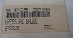 WEISS INSTRUMENTS PRESSURE GAUGE SOP65-2228 279325 9596 01 W Mount NIB *29