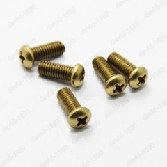 M2 M2.5 M3 M4 M5 M6 M8 Solid Brass Phillips Cross Pan Head Machine Screws Bolt