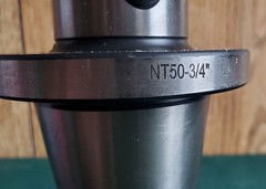 End Mill Holder, NMTB50 Taper, 3/4″ Hole Dia