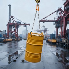 VEVOR Chain Drum Lifter with Thickened Hook 2000LB Capacity Drum Lifting Chain