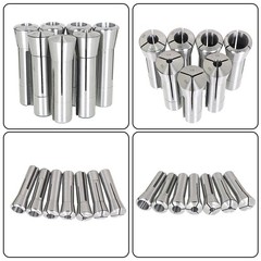 7 Piece Fractional R8 Collet Set 1/8″ to 7/8″ High Precision For Bridgeport