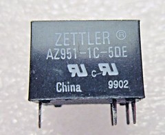 AZ951-1C-5DE ZETTLER SUBMINIATURE POWER RELAY 5-PC LOT