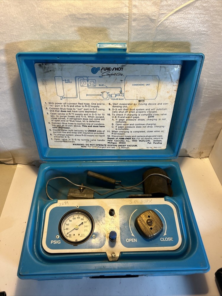 Sure-Shot 7953-1573 HVAC Refrigerant Testing System Charging Gauge