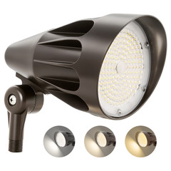 LED Bullet Spot Flood Light 30W/40W/50W Selectable, 3000K/4000K/5000K