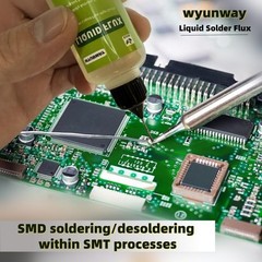 Liquid Soldering Flux for Electronics, No Clean Rosin Flux, Dropper Squeeze Bott