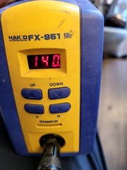 Hakko Soldering Station FX951 Excellent Condition, One Solder Tip, With Solder
