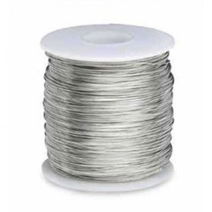 24 Gauge (AWG) Solid Core Bare Tinned Copper Wire – 5 Feet