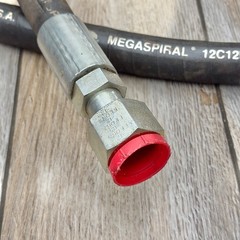 Gates Megaspiral 4000 PSI Flame Resistant 65″ Hydraulic Hose 12C12M 3/4″