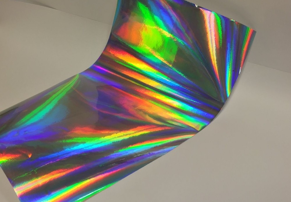 Oilslick / Rainbow Holographic Vinyl 24″ x 30 Ft, Metallic Shimmer, Made in USA