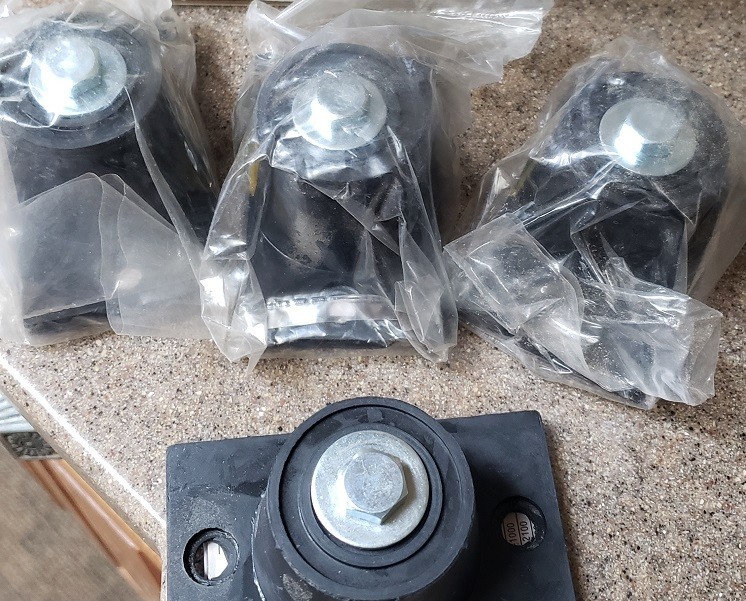 4- MASON Floor-Mount Vibration Isolator
