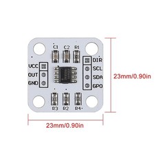 4PCS AS5600 12bit Magnetic Encoder Sensor Module High Precision Angle