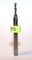 (10) 1/16″ (.0625″) CARBIDE END MILL 2 FLUTE DOWNCUT SOFT PLASTIC 1650.0625.250