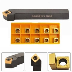 SSSCR1212H09 Lathe Turn Tools Holder + SCMT09T308 SCMT32.52 Carbide Inserts New