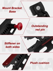 MOLLE Fire Extinguisher Mount Kit – Quick Release Bracket for Tactical Panels, T