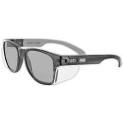 Y50 Safety Glasses for Construction | Black Frame — 2 Pairs, Clear Lens – 2.0 Bi