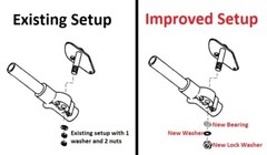 STEERING UPGRADE KIT FOR IH INTERNATIONAL CUB CADET 124 125 1250 126 127 128 129