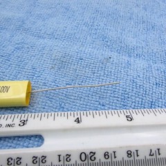 Qty 2 4uF 100V Metalized Polyester Film Speaker Crossover Capacitor