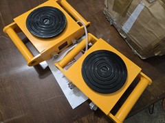 VEVOR 4PCS Machinery Skate Dolly Machinery Mover 17637LBS/8T Loading 4 PU Wheels