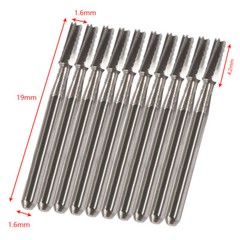 Dental FG557 FG558 Tungsten Carbide Burs Drill Straight Fissure For High Speed