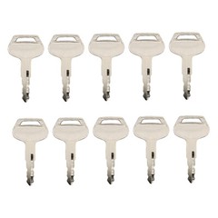 10pcs Keys 787 For Komatsu Heavy Equipment Key Excavator Dozer Loader Backhoe