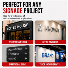 Wired4Signs Snapfix Acrylic Sign Mounting Standoffs Kit Medium 16mm (5/8″)