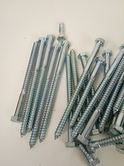1/2″ Zinc Plated Lag Screws Assorted Lengths Bulk Lot 12+ Pounds