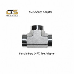 1/4″ Female Tapered Pipe Tee 1/4″ FNPT x 1/4″ FNPT x 1/4″ FNPT 5605-04-04-04